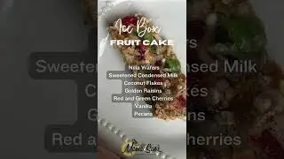 Best Fruit Cake you will ever make!  Easy and delicious fruit cake!  Simple ice box fruit cake!