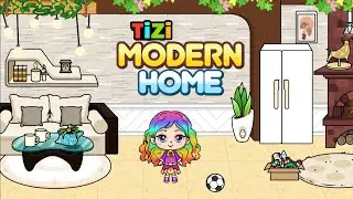 Design Your Dream Home in TIZI MODERN HOME!🏠 | Fun Home Design Game for Kids | Tizi Town Games