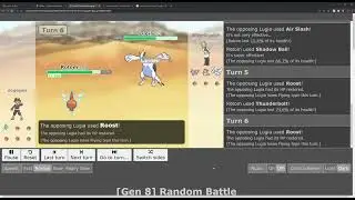 Pokemon Showdown Rotom sweep (Gen 8 Random Battle)