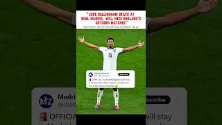 Bellingham Skips England Duty 😍 #Bellingham #RealMadrid #England #ThreeLions #InternationalBreak