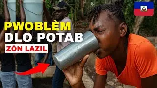 Gade nan ki kondisyon kèk Ayisyen parèy nou ap bwè dlo nan lokalite sa a. Èske w tap kapab?
