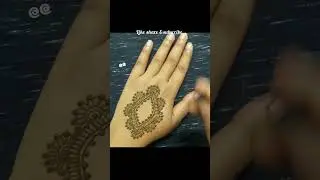 Easy mehndi design 🤗 #mehndi #mehndishorts #short #ytshort #mehndidesigns #yt #beginner #youtube😇