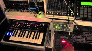 Bass Station II + MBase11 + Filter Queen