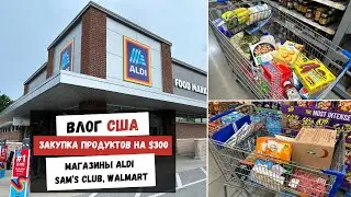 Закупка Продуктов на $300 | Магазины ALDI, Sam's Club, Walmart | Наша Жизнь в Штатах