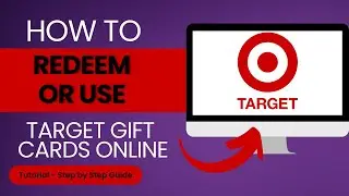 How to Use Target Gift Cards Online | Redeem Target Gift Card