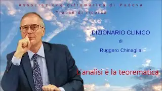 L'ANALISI &Egrave; LA TEOREMATICA