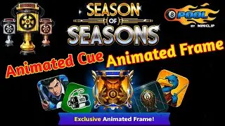 8 Ball Pool NEW SEASON Animated Cue + Exclusive Frame Unlocked #8ballpool #8poolweaver 