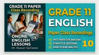 O/L English 2025(2026)| අධ්&zwj;යාපන අමාත්&zwj;යාංශය නිකුත් කළ නිල අනුමාන ප්&zwj;රශ්න පත්&zwj;රයට (Part ii) පිලිතුරු