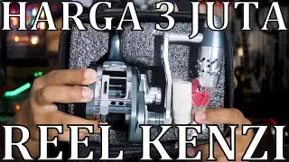 REEL KENZI HARGA 3 JUTA | KENZI BRAVO 30 UNDERHEAD REEL STAINLESS STEEL DRIVE GEAR 13+2 BALL BEARING