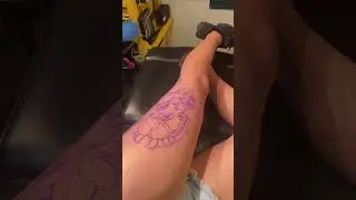 New Thigh Tattoo Art #fok #bonefaceink