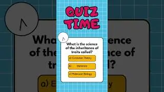 What is the inheritance of traits called?🧠 GENERAL KNOWLEDGE Trivia Questions #quiz #quiztime