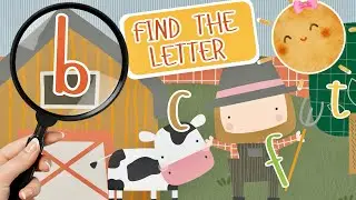 FIND THE LETTER On The Farm! Learn Letters | Educational Fun for Toddlers, Preschool + Kids