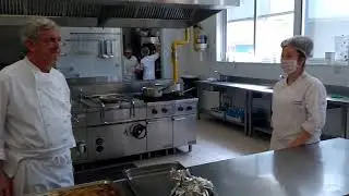 Mont-de-Marsan : le chef &eacute;toil&eacute; Jean Coussau au lyc&eacute;e Wl&eacute;rick