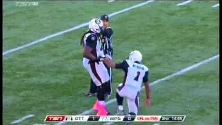 Matt Bucknor #2 DB Winnipeg Blue Bombers 24October2015