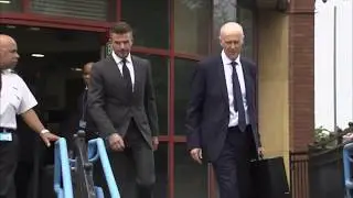 David Beckham banned from driving for 6 months (UK) - ITV News - 9th May 2019