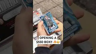 OPENING A $550 BOX OF BASEBALL CARDS!! 👀 How'd we do??