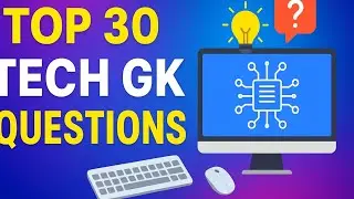 🔥 top 30 tech GK 2025 🔥 most important MCQs with Gyan Chakra GK.