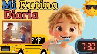 Learn Spanish for kids: Mi rutina diaria, Get Ready With Me!