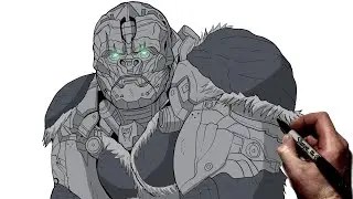How To Draw Optimus Primal | Step By Step | Transformers Rise Of The Beasts