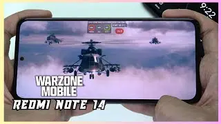 Xiaomi Redmi Note 14 Call of Duty Warzone Mobile Gaming test | Helio G99 Ultra, 120Hz Display