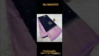 *PURE  CREAPE GEOEGETTE MEENA BUTTA SILK*😍😍😍😍😍😍😍😍*FOR THIS FESTIVE pure Crape silk sarees  @ 2400+S