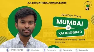 MBBS in Russia: Journey from Mumbai to Kaliningrad l Official Website IKBFU l AKEC India 2025