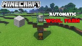 HOW TO MAKE A INFINITE WOOL FARM IN MINECRAFT