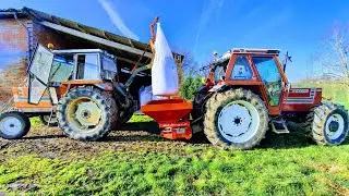 Rangement de l'engrais de fond pour le tournesol et premier apport engrais sur le blés 2020