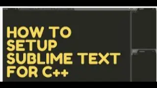setting up sublime textfor data structures and competitive programming ||#coding