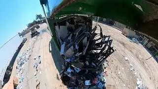 Waste Management garbage truck 