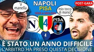 NAPOLI - PISA : LERIS : Conferenza post gara - #NapoliPisa #3-2 #italy #english