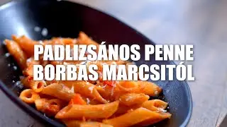 Sütőben sült padlizsános penne Borbás Marcsi konyhájából