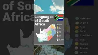 Dominant Languages of South Africa🇿🇦 #shorts
