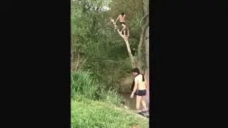 Чечен сальто с высота 15 м