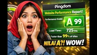 Optimasi Website Speed itasuki.id. Hasil Pengukuran Menggunakan pingdom