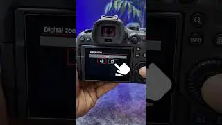 How to ON Digital Zoom in Canon EOS R6 Mark II #clickwithzeel