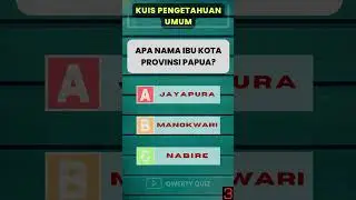ASAH KEMAMPUANMU !! KUIS PENGETAHUAN UMUM #shorts #kuis