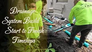 Complete Underground Drainage Install | French Drain, Channel Drain & Sump System