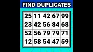 【Number Search】 | Find the same number | Dementia prevention quiz | Dementia test