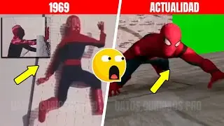 🎥As&iacute; EVOLUCION&Oacute; los EFECTOS ESPECIALES y VISUALES🕷️SPIDERMAN a trav&eacute;s LINEA DE TIEMPO HOMBRE ARA&Ntilde;A