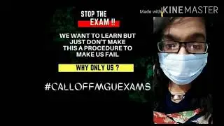 Joint petition by MG University students
