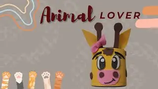 Gift Wrap Idea 1 for kids | For an animal lover | DIY Craft | Simple Craft | Easy Craft| Gift wrap