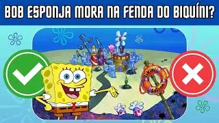 ✔️❌SIM OU N&Atilde;O? BOB ESPONJA | 30 MEGAS PERGUNTAS QUIZ