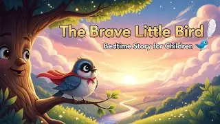 The Brave Little Bird 🐦 | 3-Minute Kids Story | Bedtime Story for Children