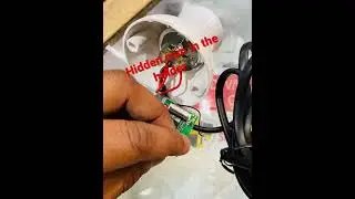 Hidden cam in the bulb holder #shorts