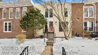 Video Tour |  1644 Wainwright Drive | Reston, VA 20190