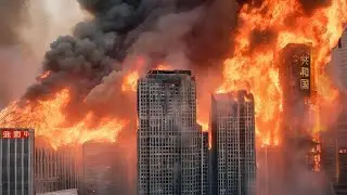 China Emergency: Capital Beijing Engulfed in Wildfires &mdash; Hillsides Burn, Evacuations Ordered