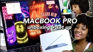 UNBOXING MY NEW MACBOOK PRO 2020 + SETUP | customize it with me!
