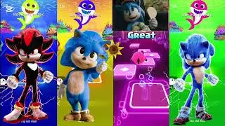 Sonic & Knuckles Play Baby Shark Trap Mix | Tiles Hop EDM Rush Gameplay