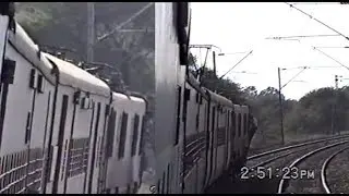 Rare Capture of Panto Lowering and Raising on a Moving WAM4 (Jan 2000)